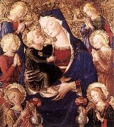 CAPORALI, Bartolomeo Virgin and Child with Angels f china oil painting reproduction